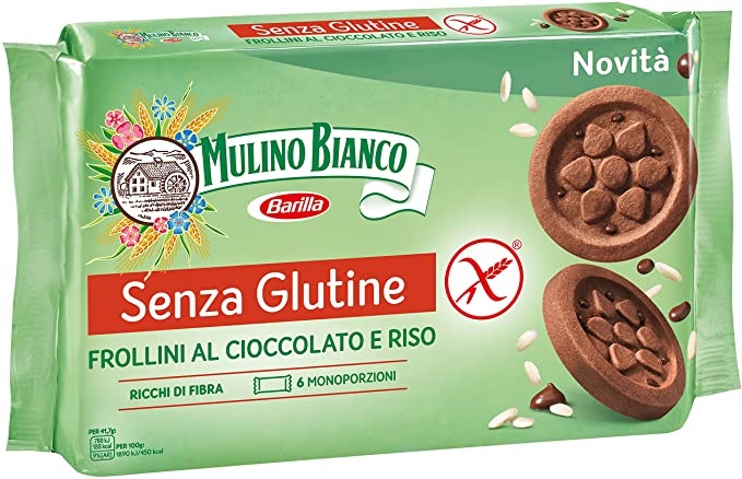 MULINO BIANCO SENZA GLUTINE FROLLINI AL CIOCCOLATO E RISO 6 MONOPORZIONI DA 41,66 G - farmavitality.it