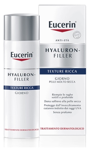 EUCERIN HYALURON-FILLER TEXTURE RICCA GIORNO 50 ML - farmavitality.it