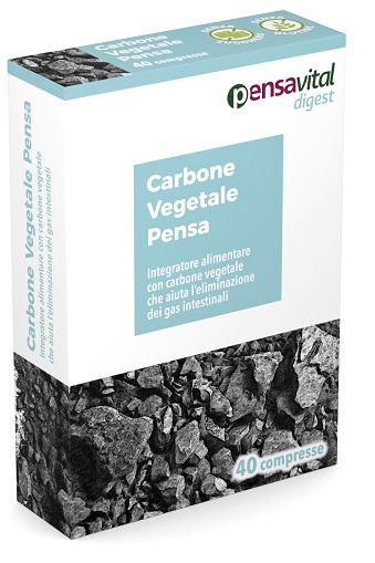 CARBONE VEGETALE PENSA 40 COMPRESSE - farmavitality.it