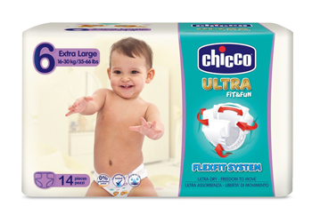 CHICCO PANNOLINO ULTRA XL 14 PEZZI - farmavitality.it
