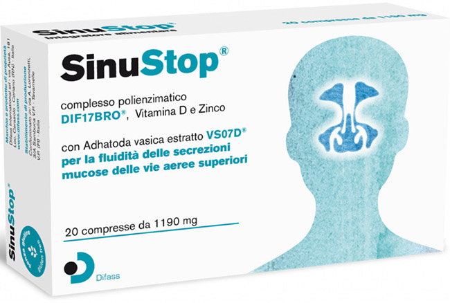 SINUSTOP 20 COMPRESSE DA 1190 MG - farmavitality.it