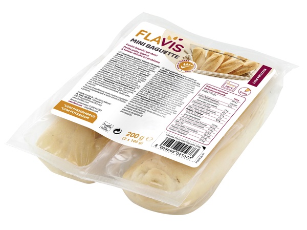 FLAVIS MINI BAGUETTE 200 G - farmavitality.it