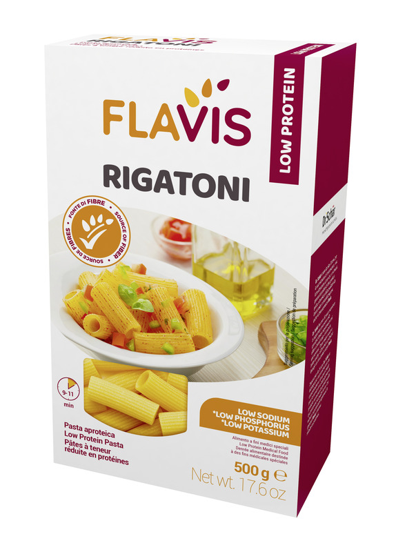 FLAVIS RIGATONI APROTEICI 500 G - farmavitality.it