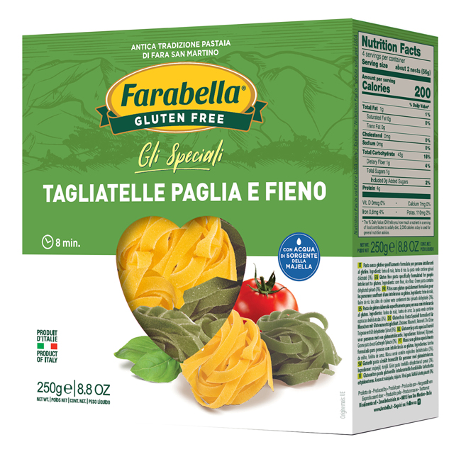FARABELLA TAGLIATELLE PAGLIA FIENO 250 G - farmavitality.it