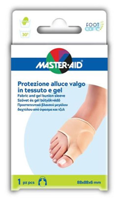 PROTEZIONE MASTER-AID IN GEL E TESSUTO PER ALLUCE VALGO 1 PEZZO - farmavitality.it