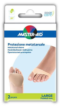 PROTEZIONE MASTER-AID PER METATARSO IN TESSUTO ELASTICO E GEL L 1 PAIO - farmavitality.it