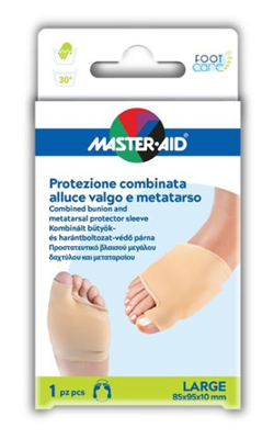 PROTEZIONE MASTER-AID PER ALLUCE VALGO E METATARSO L 1 PEZZO - farmavitality.it