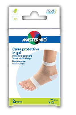 CALZA MASTER-AID CON PROTEZIONE IDRATANTE IN GEL 2 PEZZI - farmavitality.it