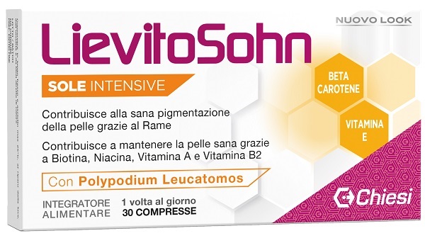Lievitosohn Sole Intensive 30 Compresse Integratore per l'Abbronzatura - farmavitality.it