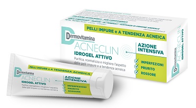 DERMOVITAMINA ACNECLIN IDROGEL ATTIVO AZIONE INTENSIVA 40 ML - farmavitality.it
