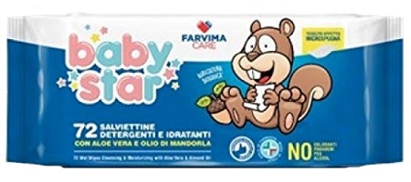BABYSTAR SALVIETTE BEBE' POPUP 72 PEZZI - farmavitality.it