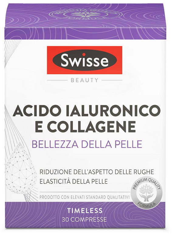SWISSE ACIDO IALURONICO COLLAGENE BELLEZZA DELLA PELLE 30 COMPRESSE - farmavitality.it