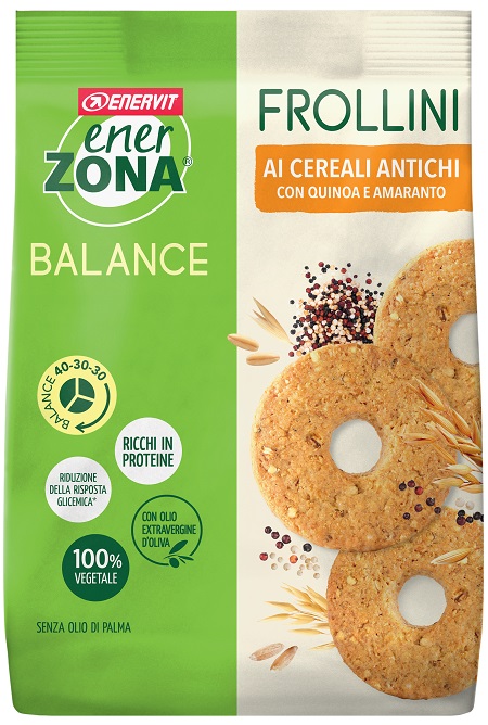 ENERZONA FROLLINI VEG CEREALI ANTICHI 250 G - farmavitality.it