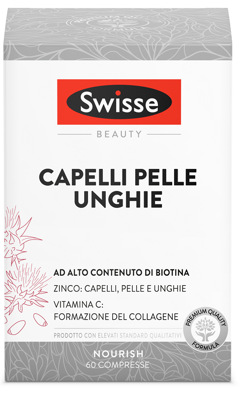SWISSE CAPELLI PELLE UNGHIE 60 COMPRESSE - farmavitality.it