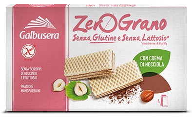 ZEROGRANO WAFER NOCCIOLA 180 G - farmavitality.it