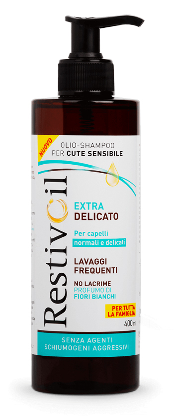 RESTIVOIL EXTRA DELICATO OLIO SHAMPOO PER CUTE SENSIBILE 400 ML - farmavitality.it