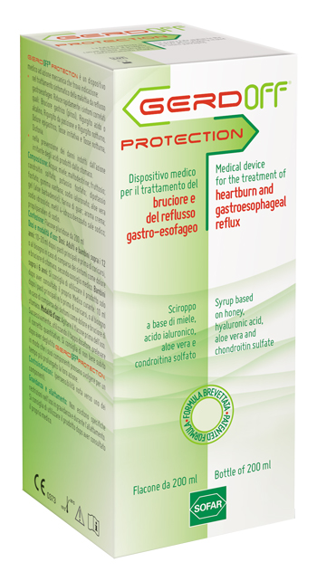 Sofar Gerdoff Protection Sciroppo per reflusso gastroesofageo 200 ml - farmavitality.it