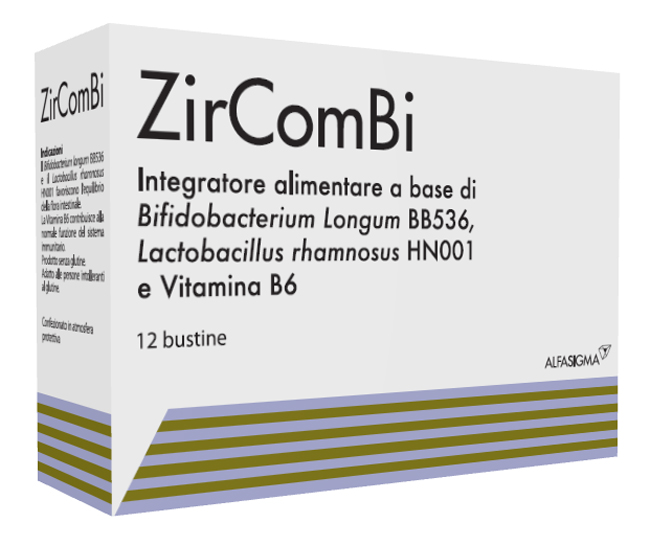 Alfasigma Zircombi Integratore di Fermenti Lattici 12 Bustine - farmavitality.it
