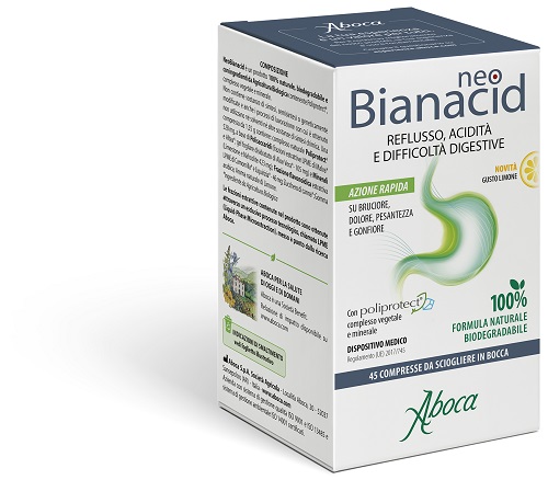 NEOBIANACID 45 COMPRESSE LIMONE - farmavitality.it