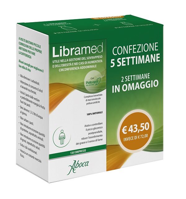LIBRAMED TRATTAMENTO 5 SETTIMANE 138 + 84 COMPRESSE - farmavitality.it