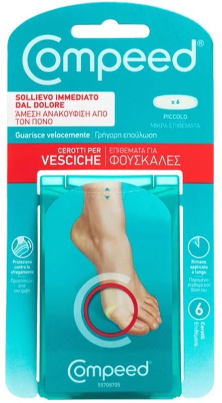 COMPEED CEROTTI PER VESCICHE PICCOLO 6 PEZZI - farmavitality.it