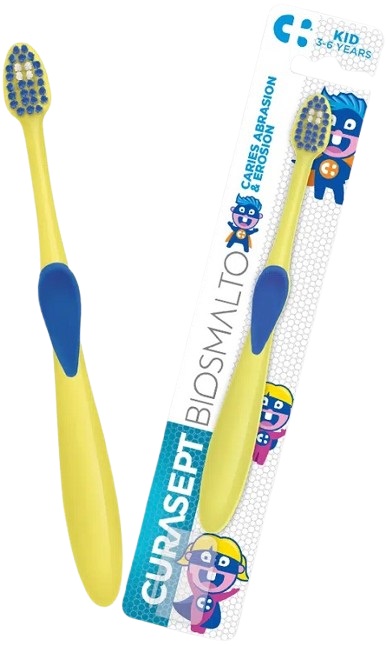 CURASEPT SPAZZOLINO BIOSMALTO KIDS 3-6 ANNI - farmavitality.it