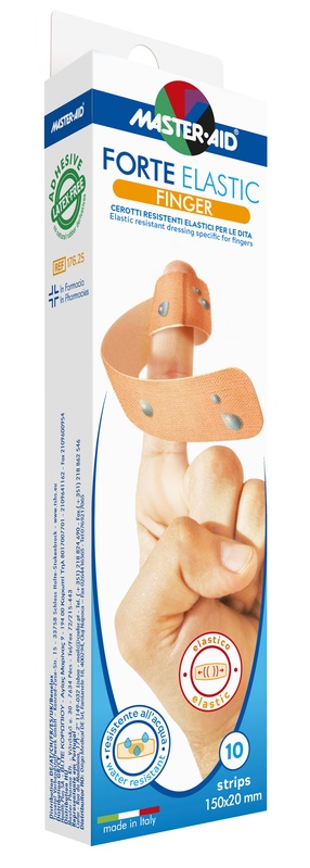 CEROTTO MASTER-AID ELASTIC FINGER 10 PEZZI - farmavitality.it