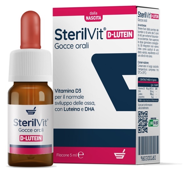 Sterilvit d Lutein Dha Gocce 5 ml - farmavitality.it
