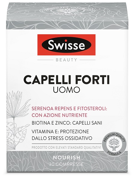 SWISSE CAPELLI FORTI UOMO 30 COMPRESSE - farmavitality.it
