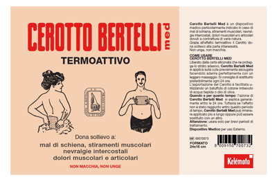BERTELLI CEROTTO MED GRANDE 24 X 16 CM - farmavitality.it