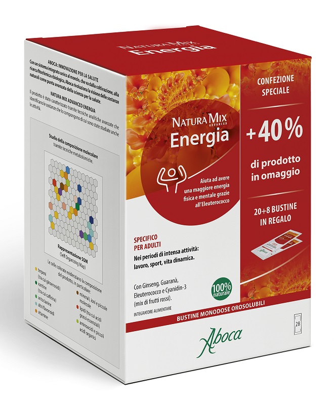 NATURA MIX ADVANCED ENERGIA 28 BUSTINE CONFEZIONE SPECIALE - farmavitality.it