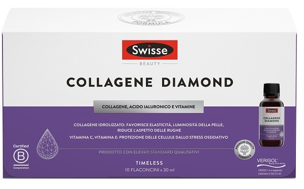 Swisse Collagene Diamond Antiossidante 10 Flaconcini x 30 ml - farmavitality.it