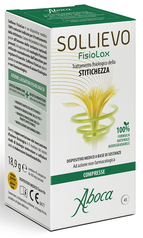 SOLLIEVO FISIOLAX 45 COMPRESSE - farmavitality.it