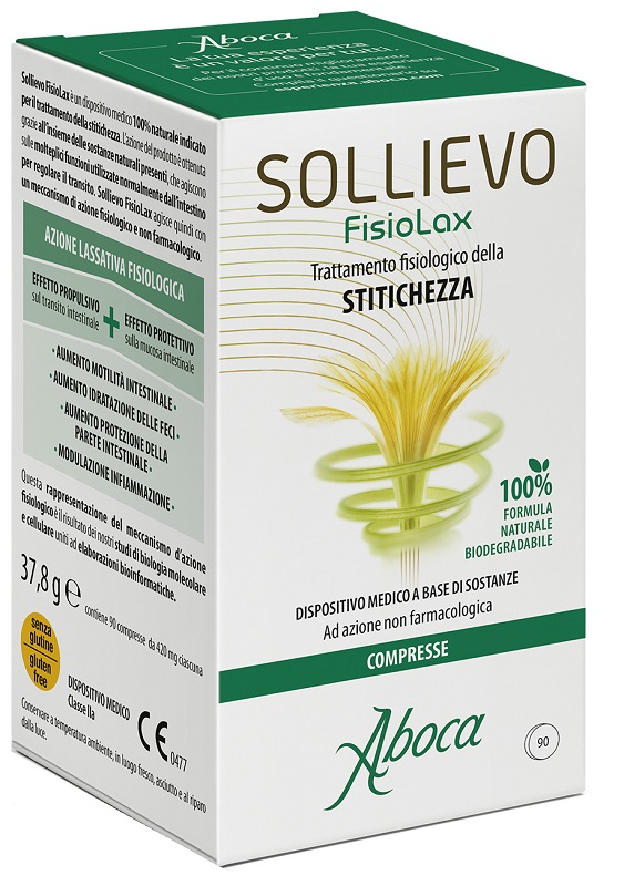 SOLLIEVO FISIOLAX 90 COMPRESSE - farmavitality.it