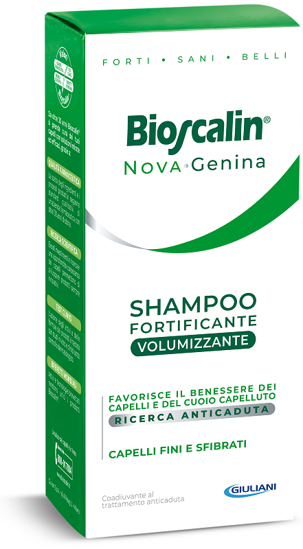 Bioscalin Nova Genina Shampoo Fortificante Volumizzante 400ml - farmavitality.it