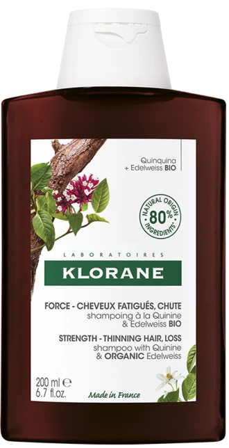 Klorane Shampoo Alla Chinina E Stella Alpina Bio Caduta Capelli 400ml - farmavitality.it