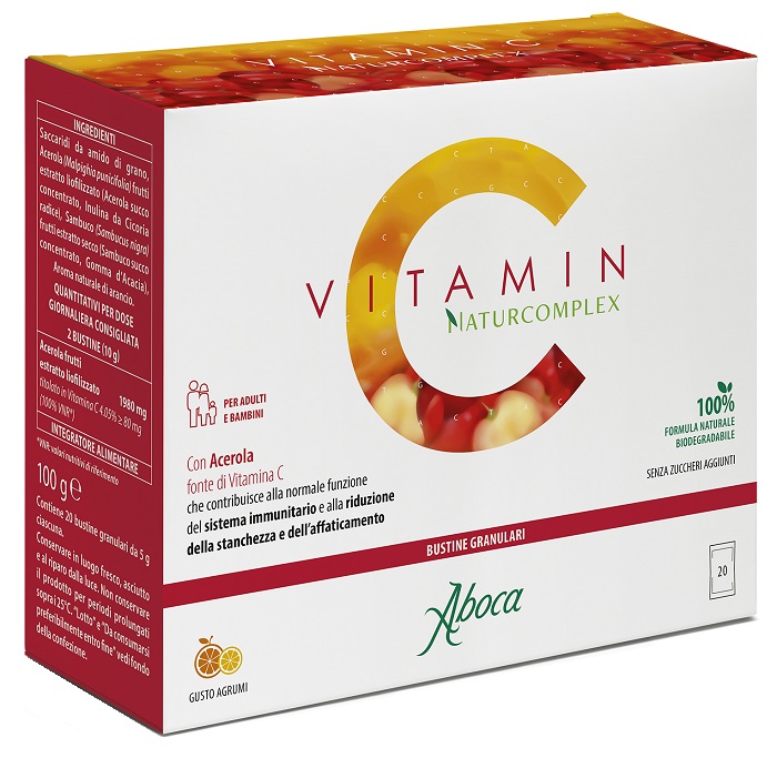 VITAMIN C NATURCOMPLEX 20 BUSTINE - farmavitality.it