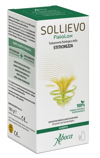 SOLLIEVO FISIOLAX SCIROPPO 180 G - farmavitality.it