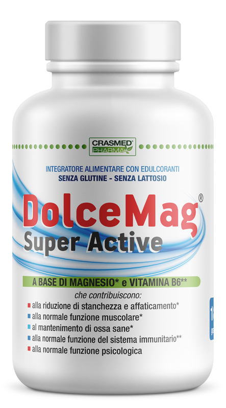 Crasmed Pharma Dolcemag Super Active Integratore 180 g - farmavitality.it