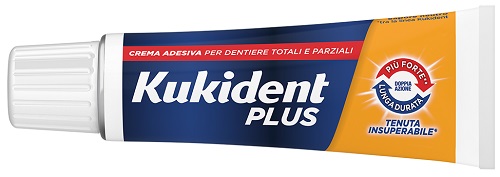 Kukident Plus Doppia Azione crema adesiva 65g - farmavitality.it