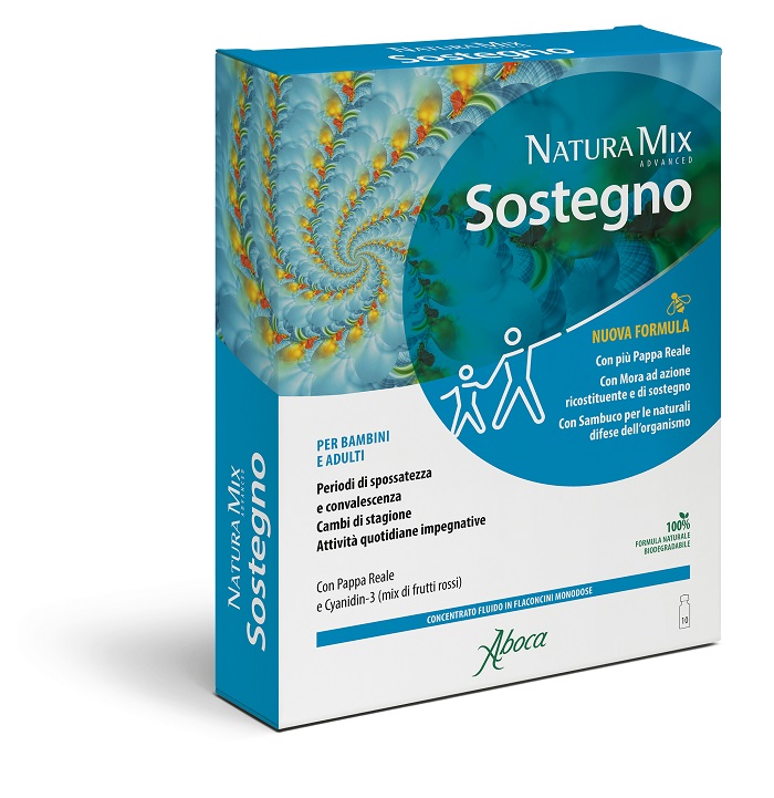 NATURA MIX ADVANCED SOSTEGNO 10 FLACONCINI DA 15 ML - farmavitality.it