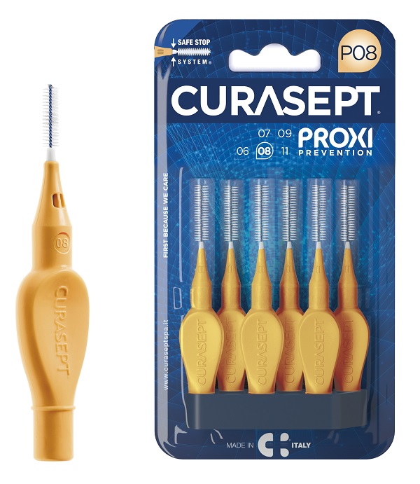 CURASEPT PROXI P08 ARANCIO CHIARO 6 PEZZI - farmavitality.it