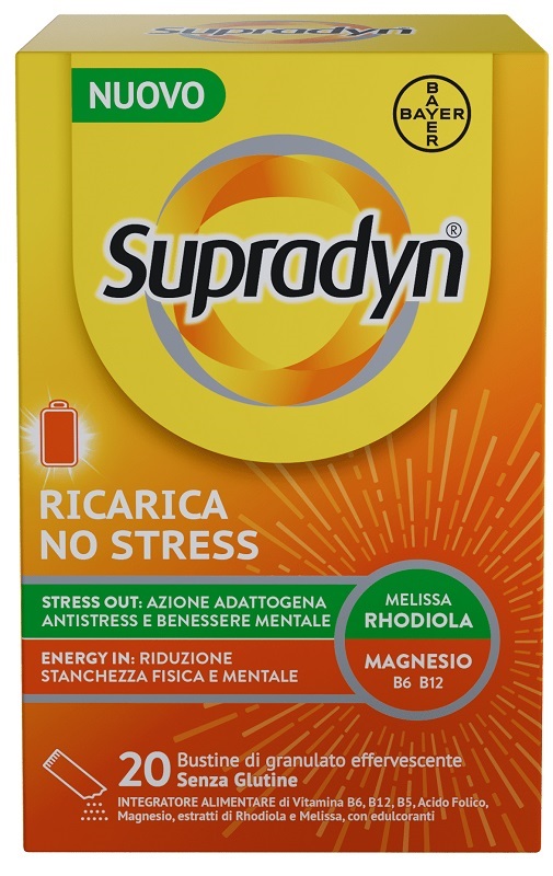 SUPRADYN RICARICA NO STRESS 20 BUSTINE - farmavitality.it