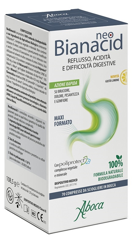 NEOBIANACID 70 COMPRESSE LIMONE - farmavitality.it